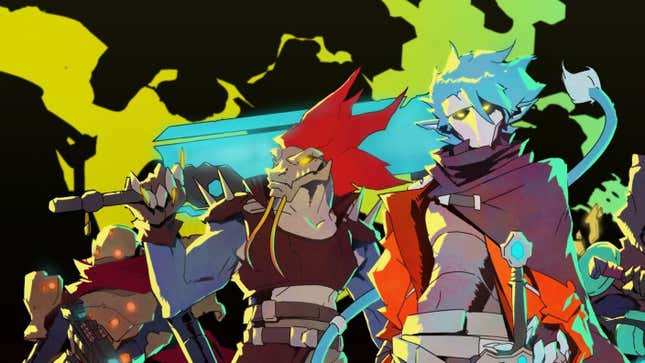 Art shows mercenaries from Hyper Light Breaker. 